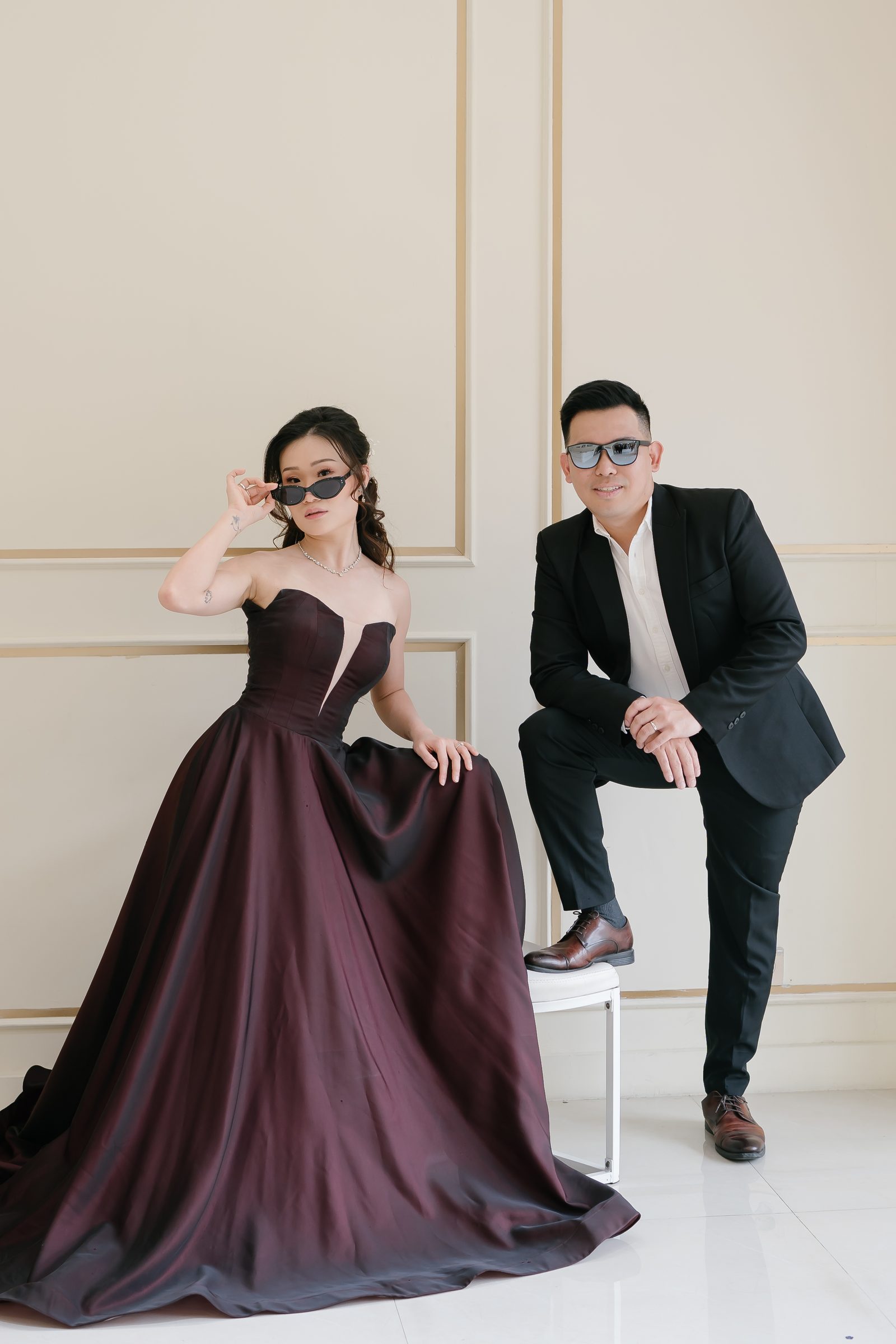 Sim Wei Shaun and Margaret Jap at their pre-wedding shoot